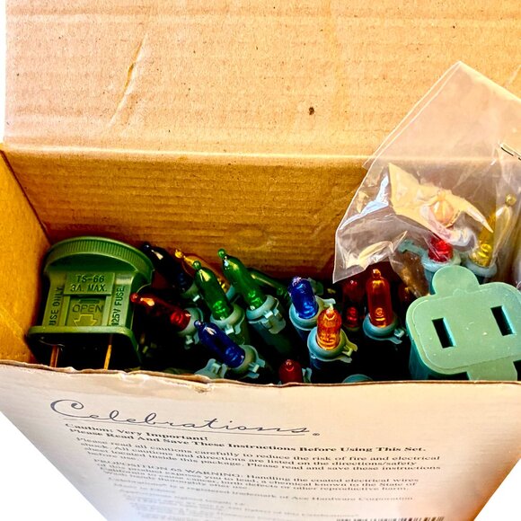 Celebrations LED 50 Multi Color Mini Lights 14 ft length Ace Hardware Box - Picture 7 of 8
